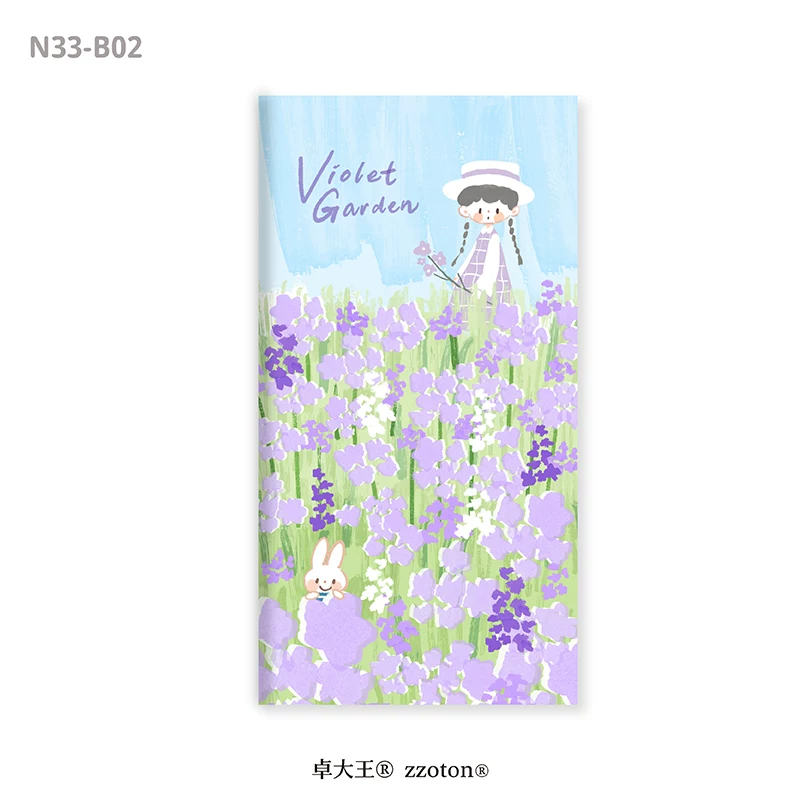 Molinta Mixed Papers Notebook – Violet Garden