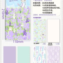 Molinta Mixed Papers Notebook – Violet Garden — gallery