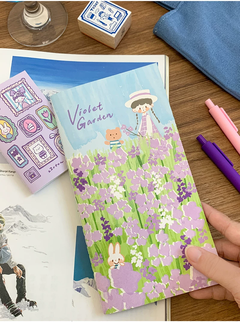 Molinta Mixed Papers Notebook – Violet Garden — gallery