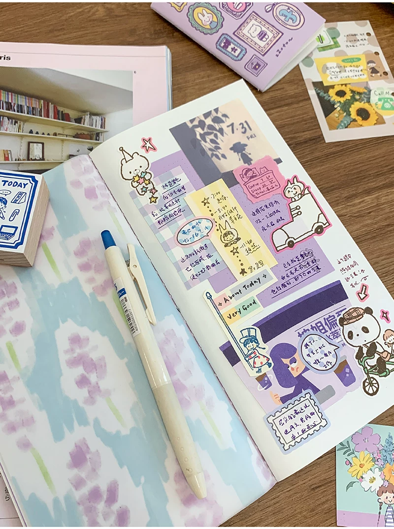 Molinta Mixed Papers Notebook – Violet Garden — gallery