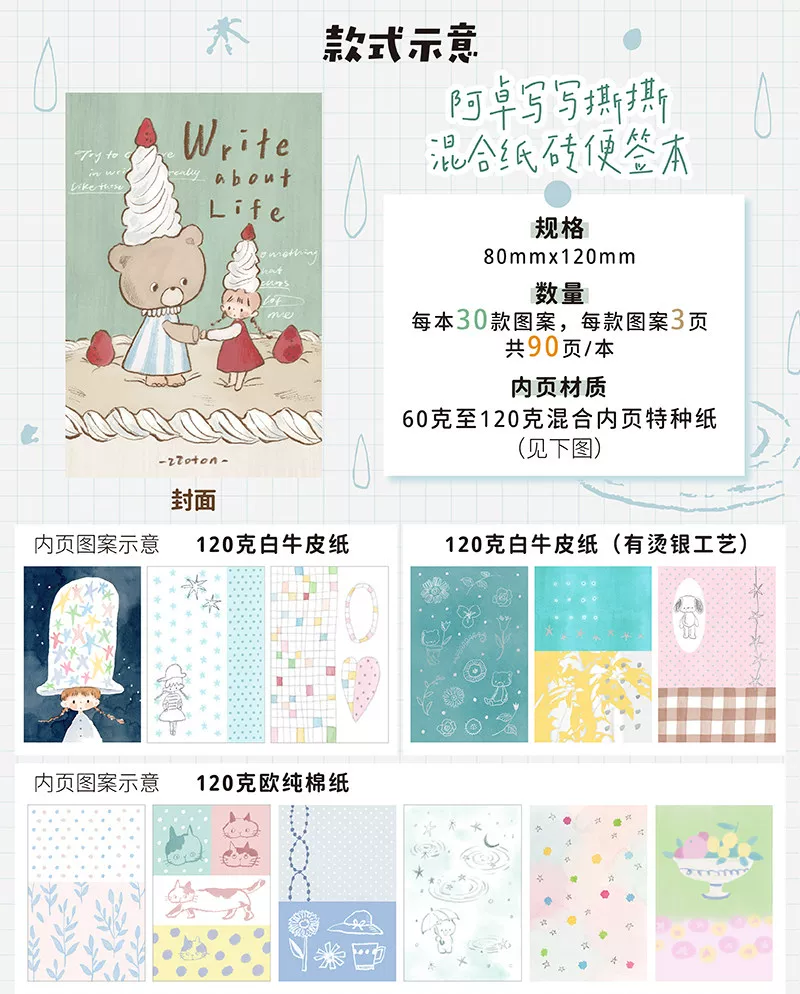 Molinta Paper Pad – Write about Life — gallery