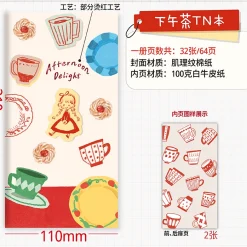 Molinta Patterned Paper Notebook – Afternoon Tea — gallery