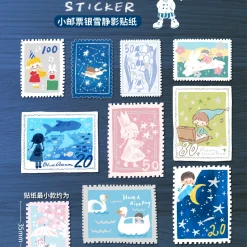 Molinta Postage Stamp Stickers – Blue — gallery
