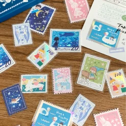 Molinta Postage Stamp Stickers – Blue — gallery
