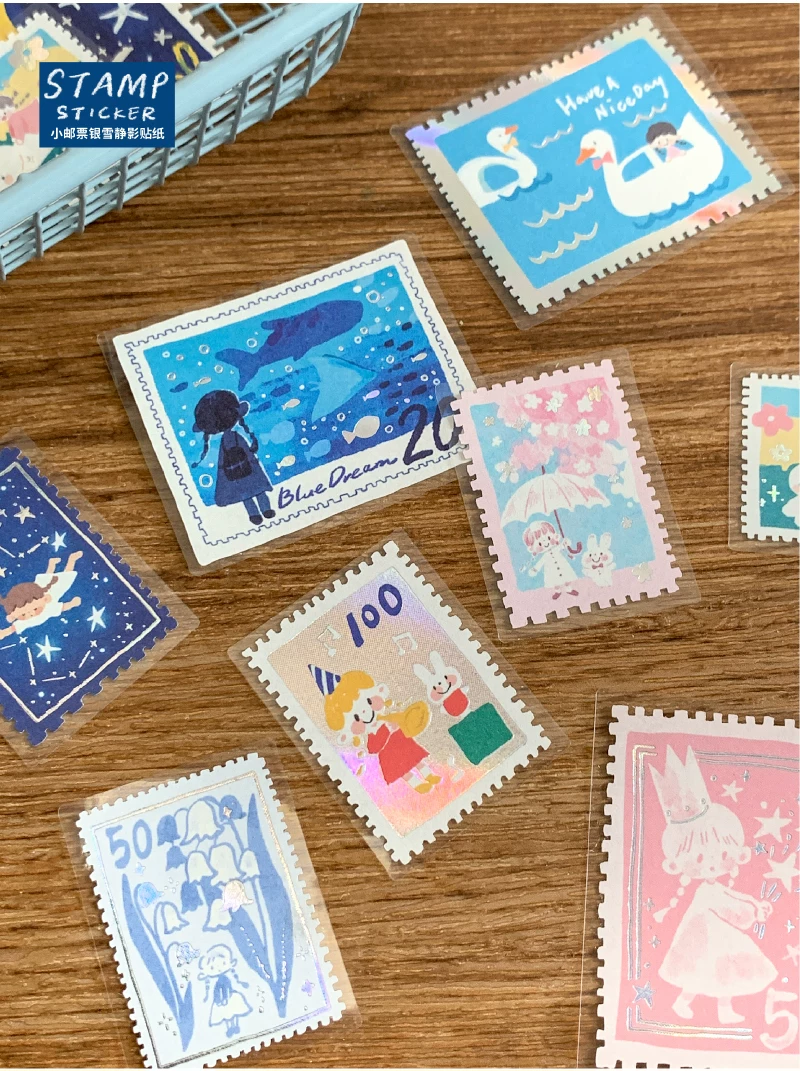 Molinta Postage Stamp Stickers – Blue — gallery