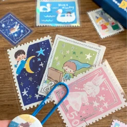 Molinta Postage Stamp Stickers – Blue — gallery