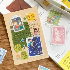 Molinta Postage Stamp Stickers – Blue — gallery