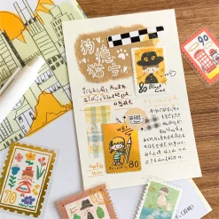 Molinta Postage Stamp Stickers – Red — gallery