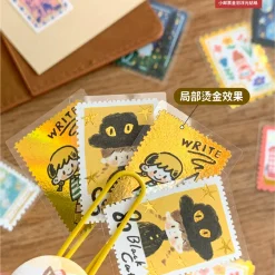 Molinta Postage Stamp Stickers – Red — gallery