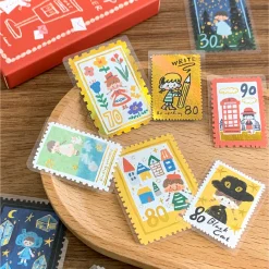 Molinta Postage Stamp Stickers – Red — gallery