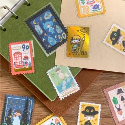Molinta Postage Stamp Stickers – Red — gallery