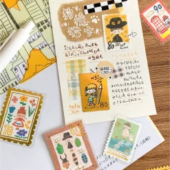 Molinta Postage Stamp Stickers – Red — gallery