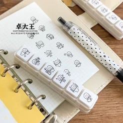 Molinta Pre-inked Button Stamp Set – Feelings — gallery