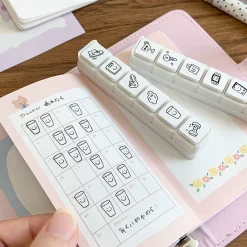 Molinta Pre-inked Button Stamp Set – Weather — gallery