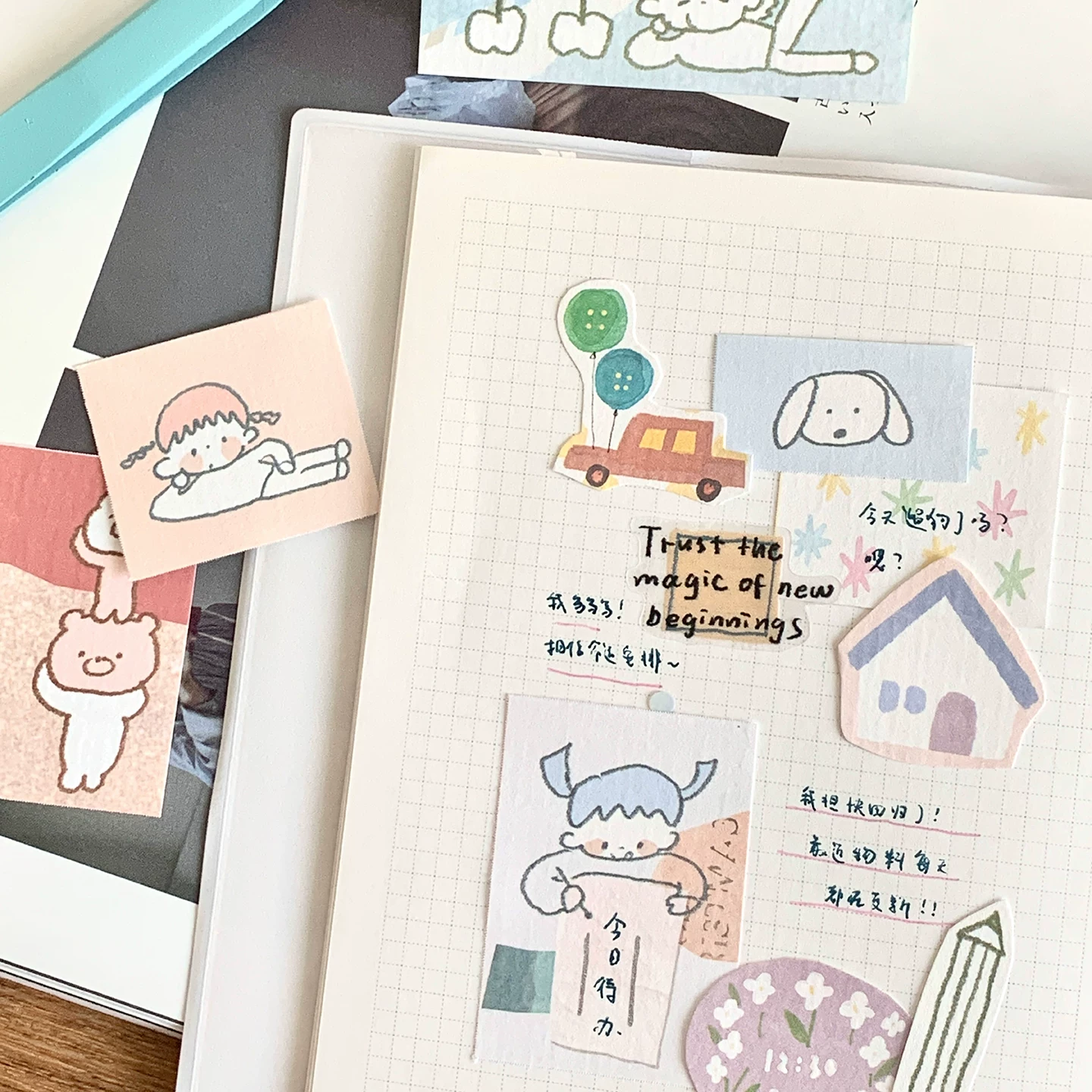 Molinta Pre-perforated Memo Pad – Colour-Blocks — gallery