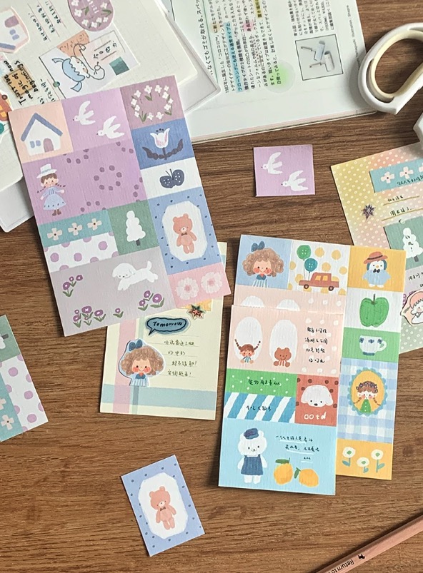 Molinta Pre-perforated Memo Pad – Colour-Blocks — gallery