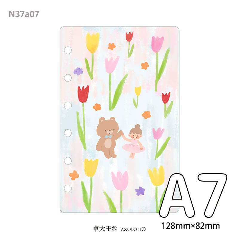 Molinta Ring Binder Folder Insert – Tulip Garden (Pocket Size)