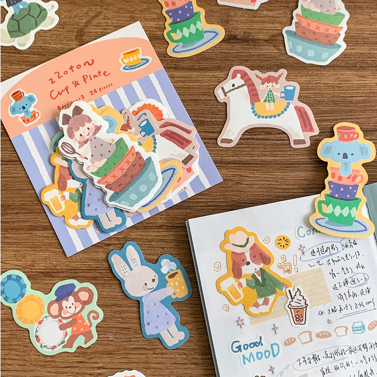 Molinta Sticker Set – Cup and Plate — gallery