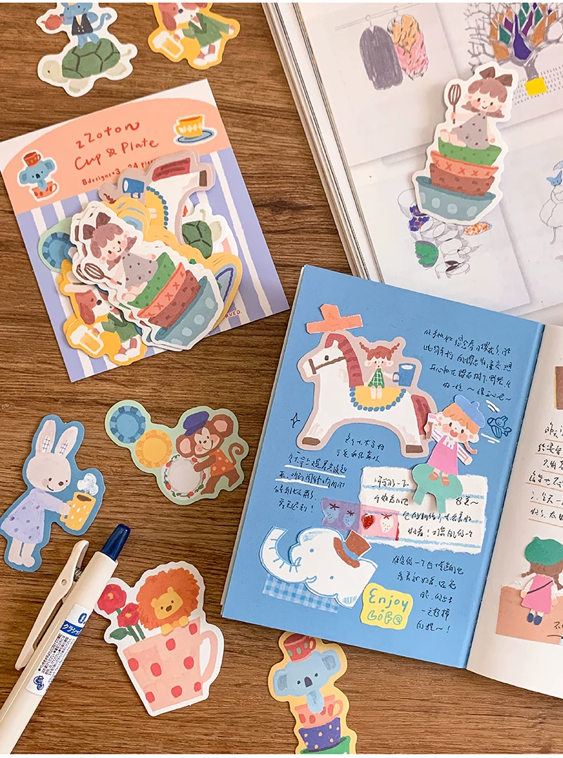 Molinta Sticker Set – Cup and Plate — gallery