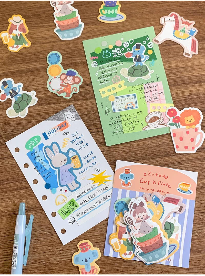 Molinta Sticker Set – Cup and Plate — gallery
