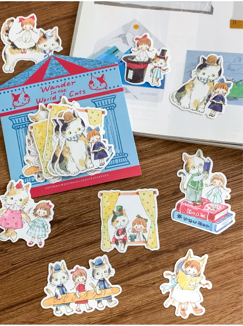 Molinta Sticker Set – Wander in the World of Cats — gallery