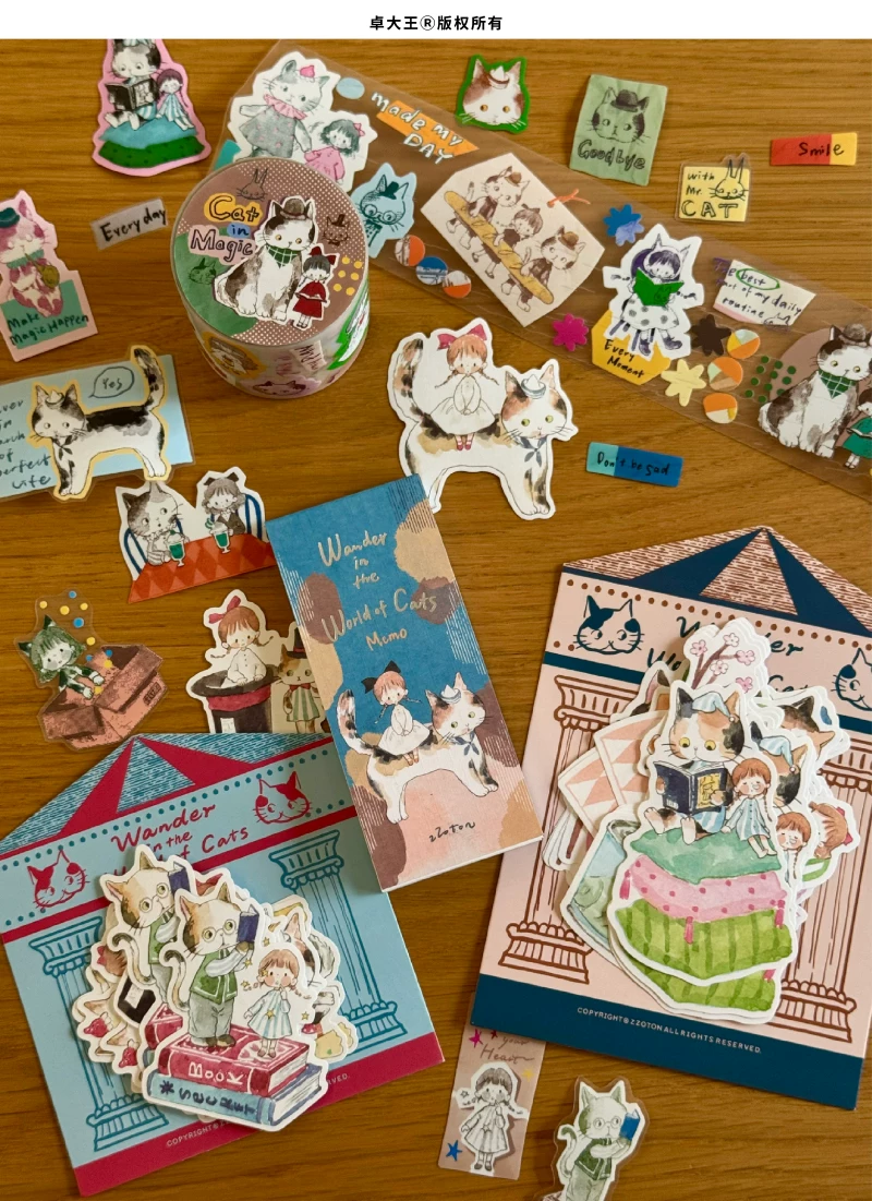 Molinta Sticker Set – Wander in the World of Cats — gallery