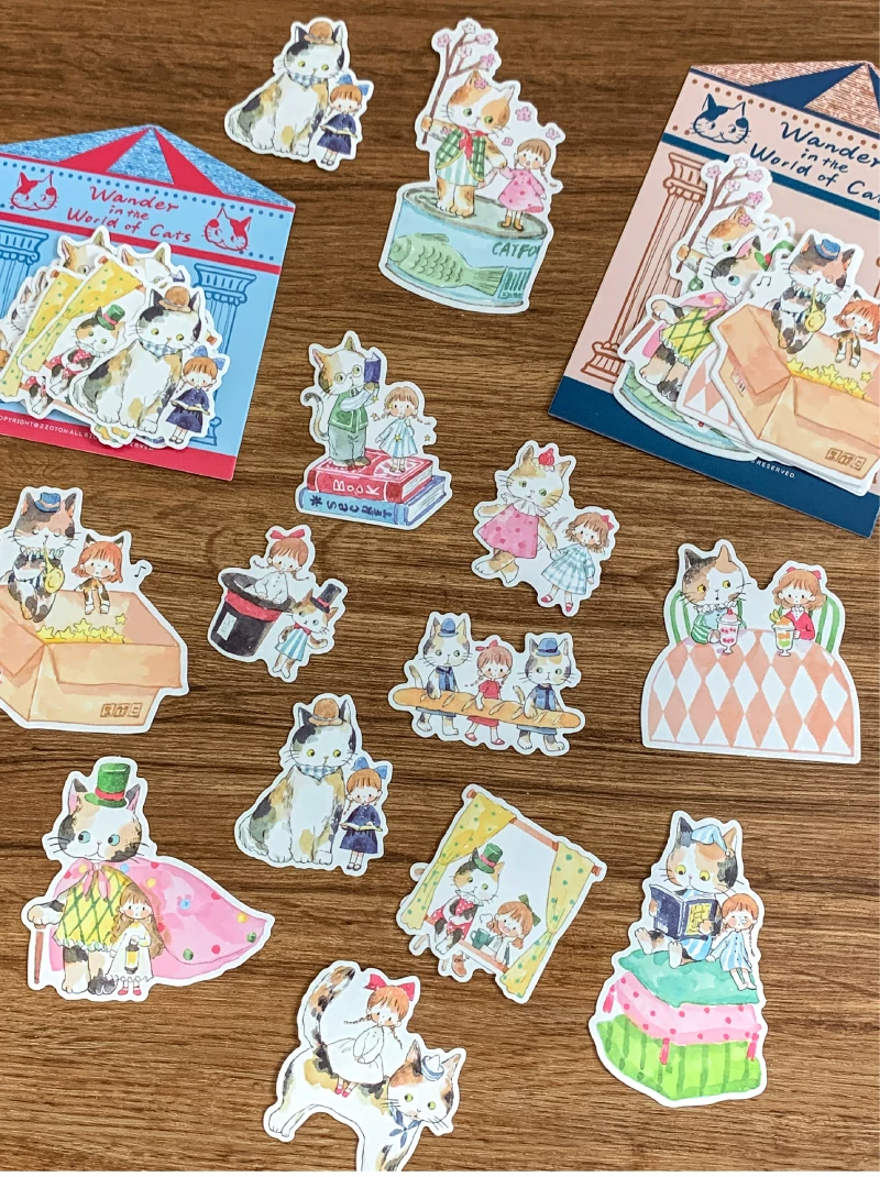 Molinta Sticker Set – Wander in the World of Cats — gallery