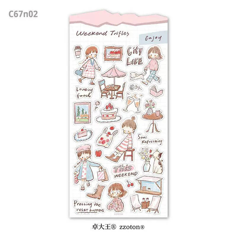 Molinta Stickers Weekend Trifles – Enjoy