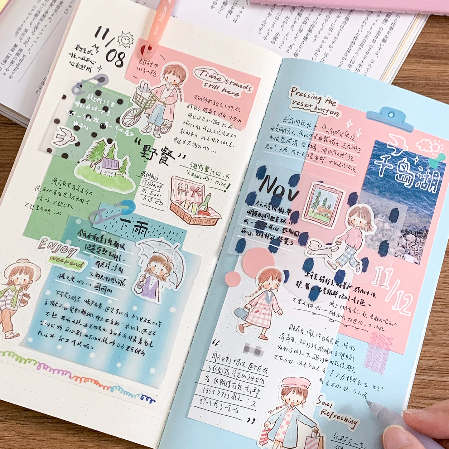 Molinta Traveler Notebook – Dried Flower Garden — gallery