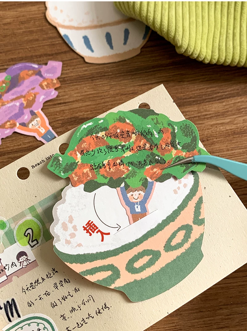 Molinta Tuck-in Memo Papers – Bowl of Rice — gallery