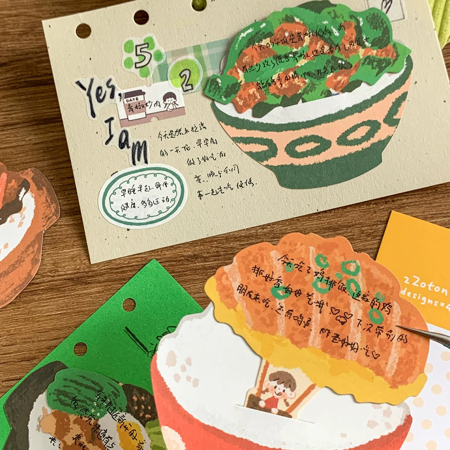 Molinta Tuck-in Memo Papers – Bowl of Rice — gallery