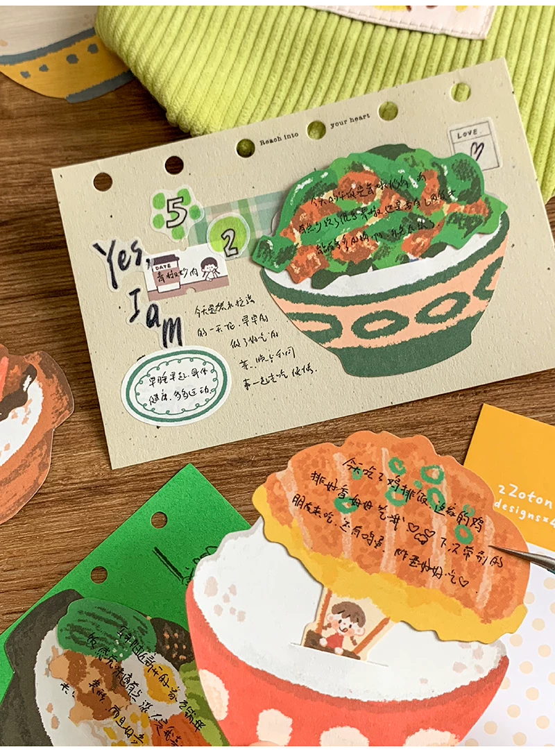 Molinta Tuck-in Memo Papers – Bowl of Rice — gallery