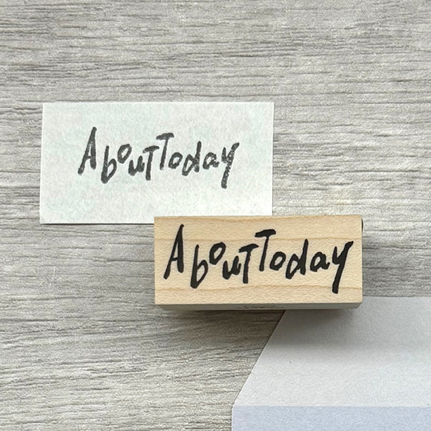 Molinta Wooden Stamp – About Today
