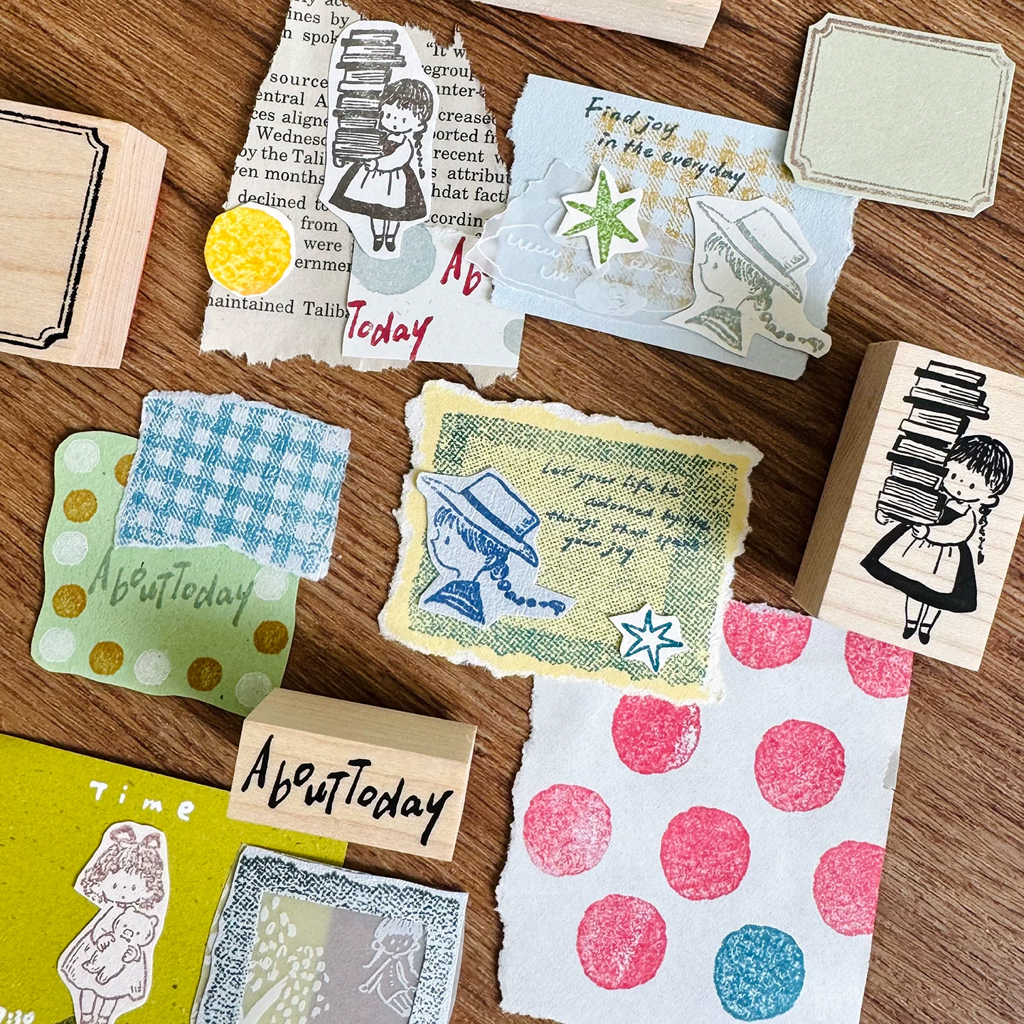 Molinta Wooden Stamp – About Today — gallery