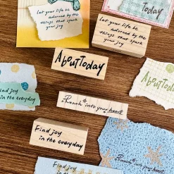 Molinta Wooden Stamp – About Today — gallery