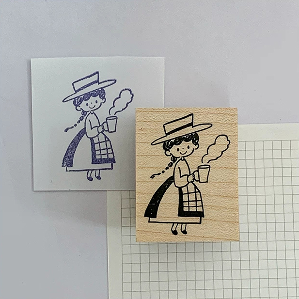 Molinta Wooden Stamp – Afternoon Tea