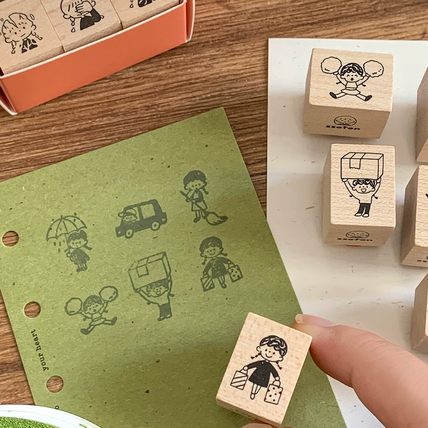 Molinta Wooden Stamp – Cleaning — gallery