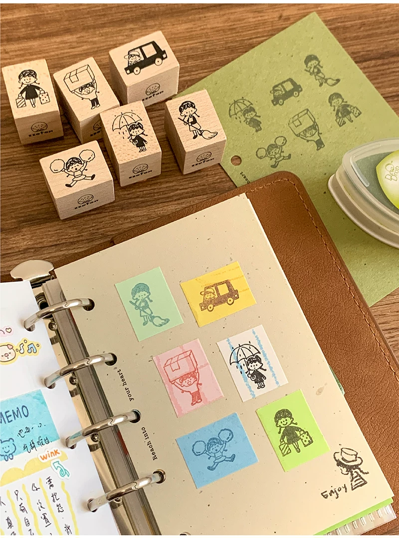 Molinta Wooden Stamp – Cleaning — gallery