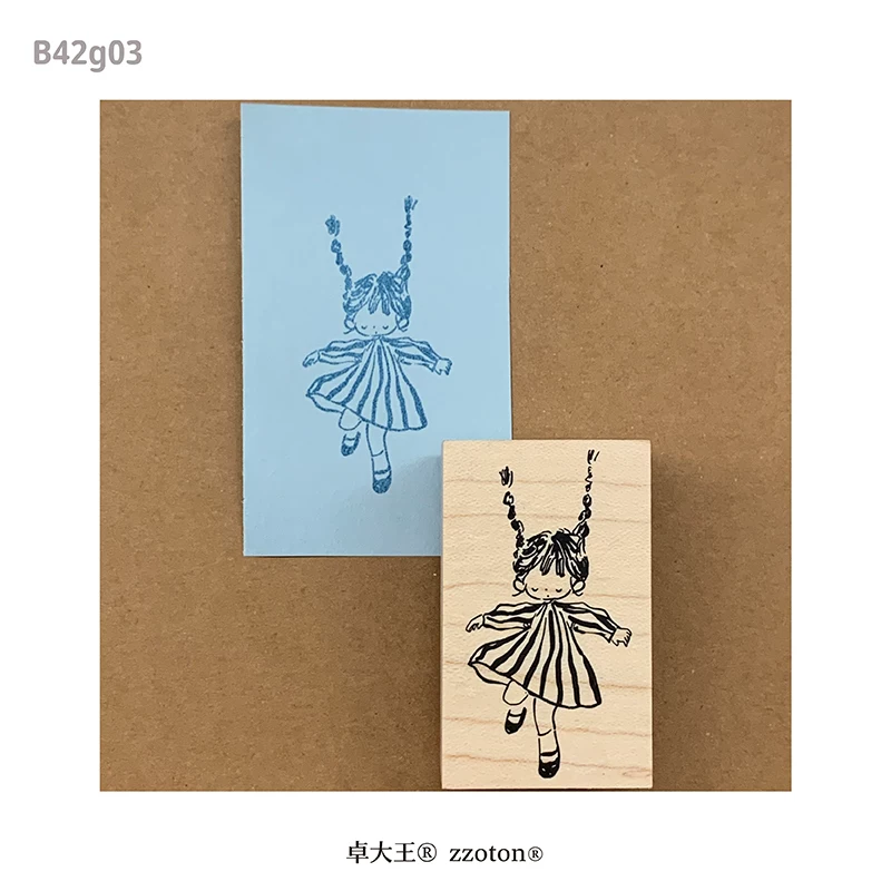 Molinta Wooden Stamp – Floating Down