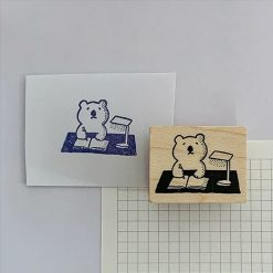 Molinta Wooden Stamp – Journal Bear