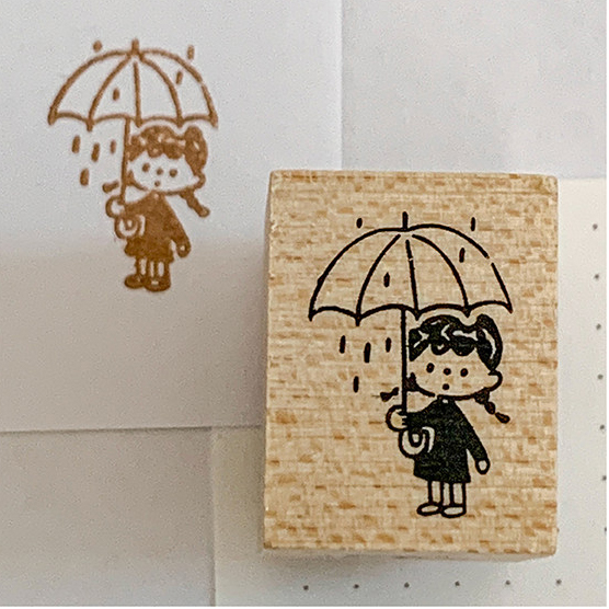 Molinta Wooden Stamp – Rainy Day