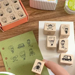 Molinta Wooden Stamp – Rainy Day — gallery