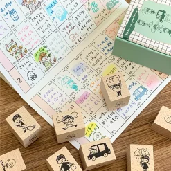 Molinta Wooden Stamp – Rainy Day — gallery