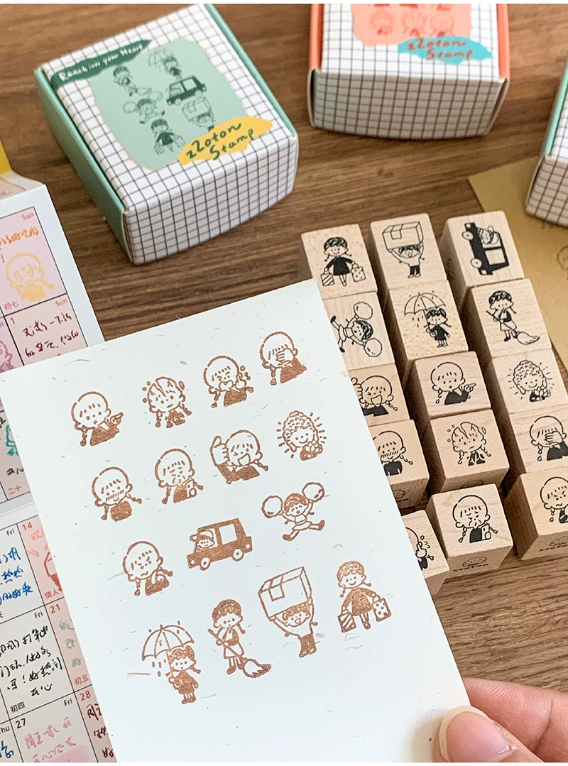 Molinta Wooden Stamp – Rainy Day — gallery