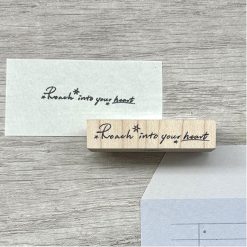 Molinta Wooden Stamp – Reach into your Heart