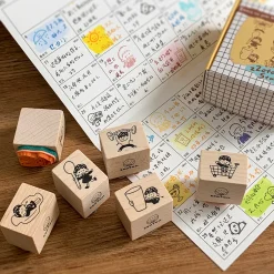 Molinta Wooden Stamp Set – Daily Life Vol. 1 — gallery