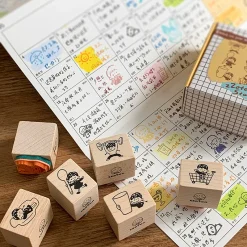 Molinta Wooden Stamp Set – Daily Life Vol. 1 — gallery