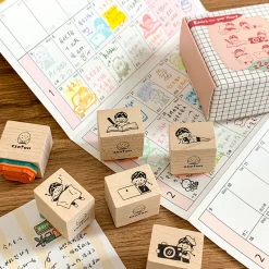Molinta Wooden Stamp Set – Daily Life Vol. 2 — gallery