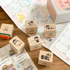 Molinta Wooden Stamp Set – Daily Life Vol. 2 — gallery