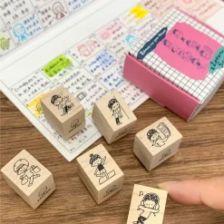 Molinta Wooden Stamp Set – Daily Life Vol. 4 — gallery